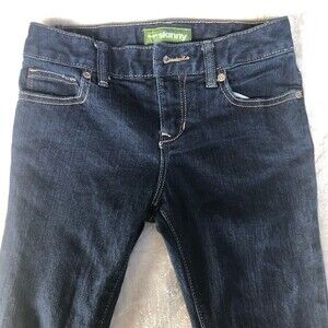 Old Navy Girl's Super Skinny Adjustable Waist Dark Wash Denim Jeans 12 Slim